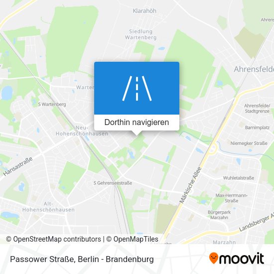 Passower Straße Karte