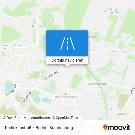 Rüdickenstraße Karte