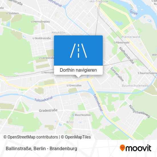 Ballinstraße Karte