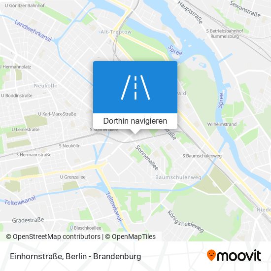 Einhornstraße Karte