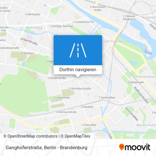 Ganghoferstraße Karte