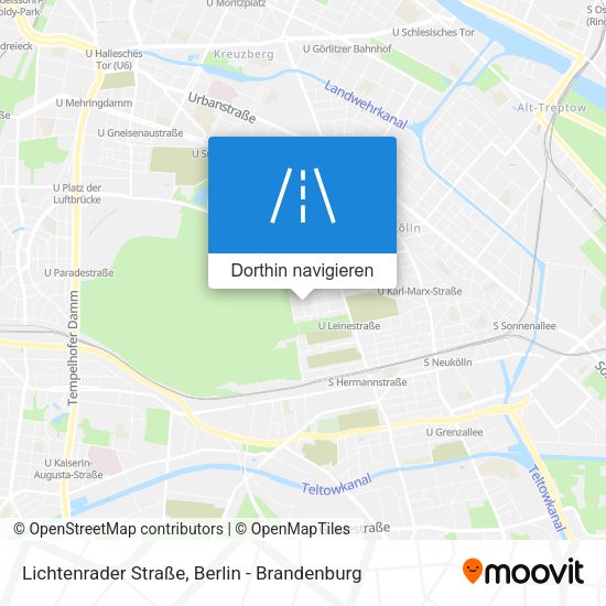 Lichtenrader Straße Karte