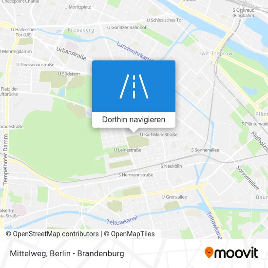 Mittelweg Karte