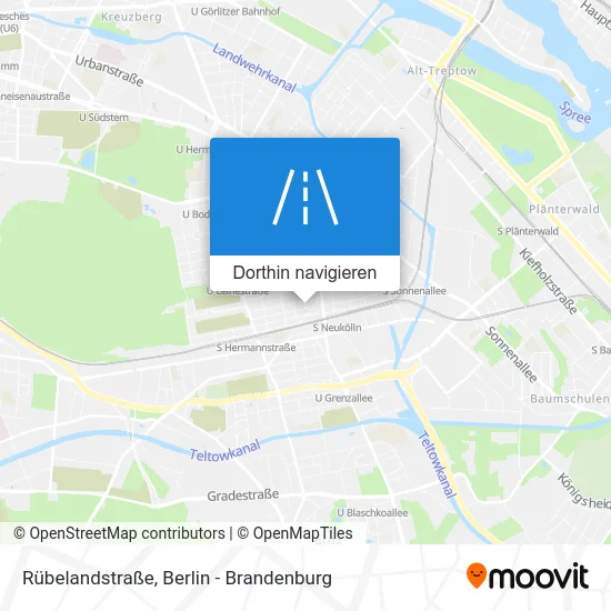 Rübelandstraße Karte