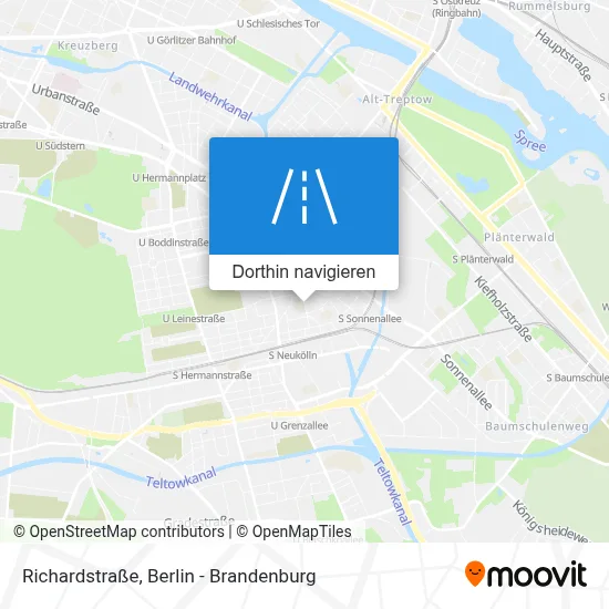 Richardstraße Karte