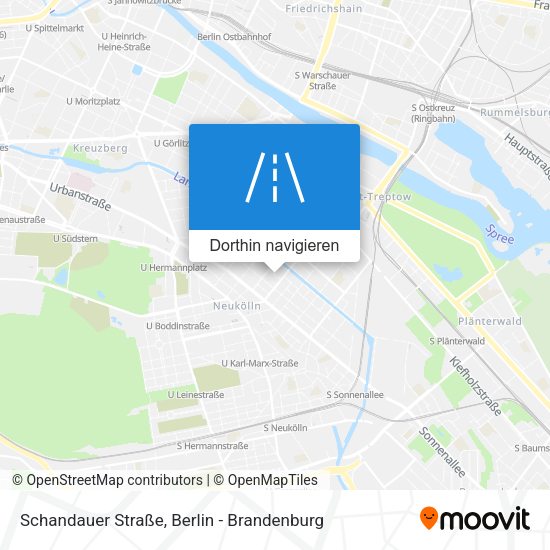 Schandauer Straße Karte