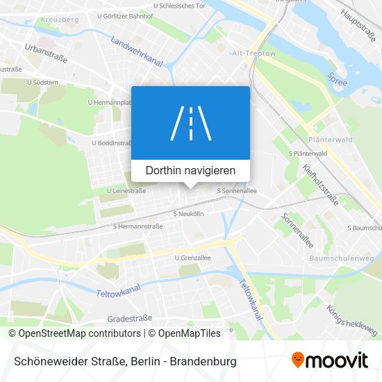 Schöneweider Straße Karte