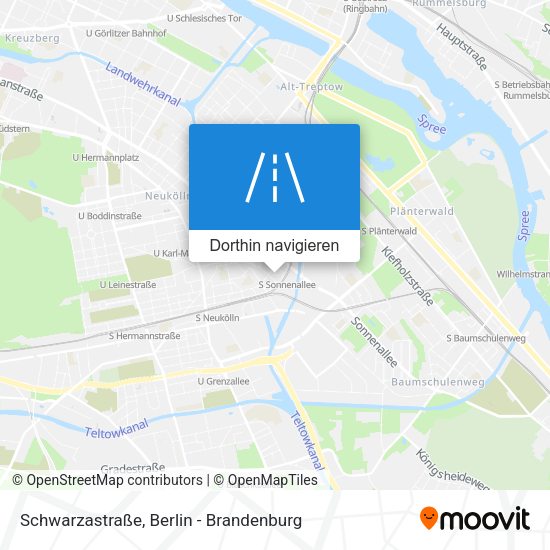 Schwarzastraße Karte