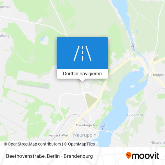 Beethovenstraße Karte