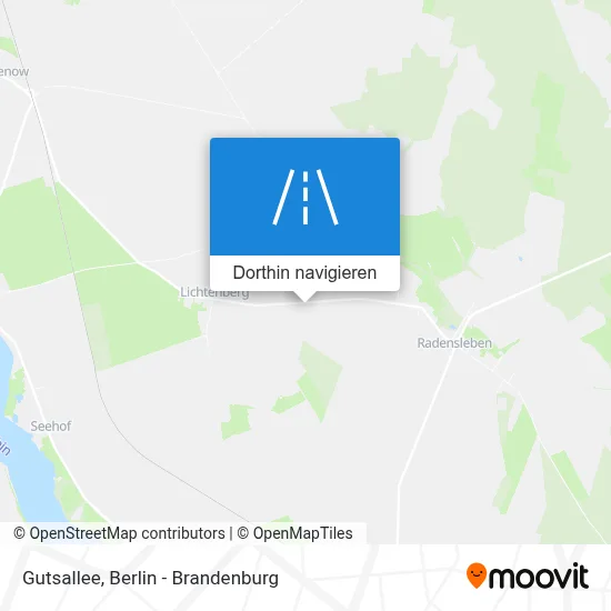 Gutsallee Karte