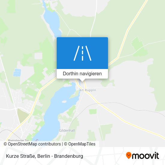 Kurze Straße Karte