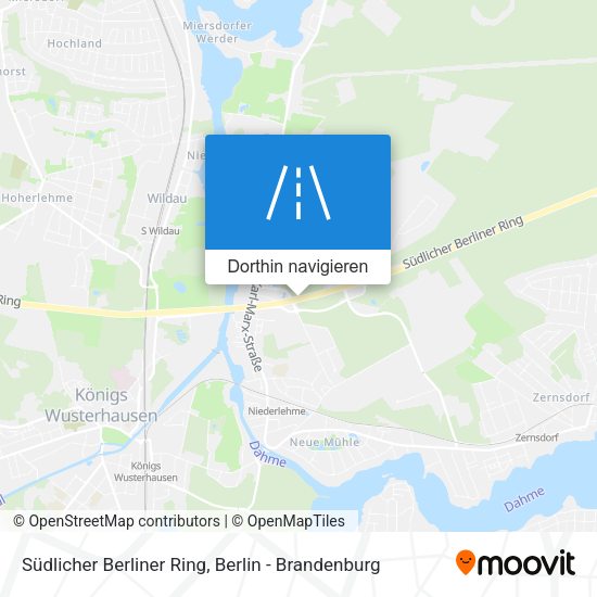 Südlicher Berliner Ring Karte
