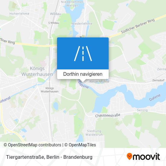 Tiergartenstraße Karte