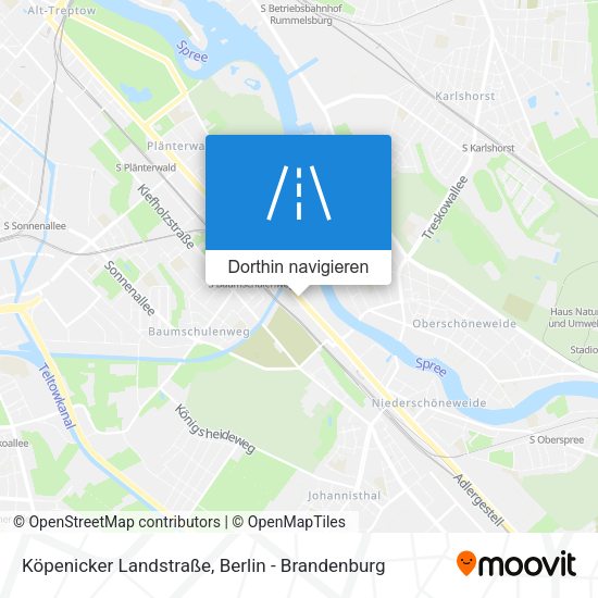 Köpenicker Landstraße Karte