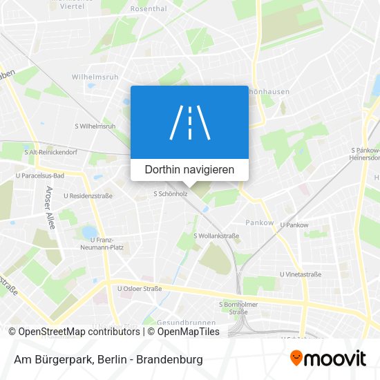 Am Bürgerpark Karte