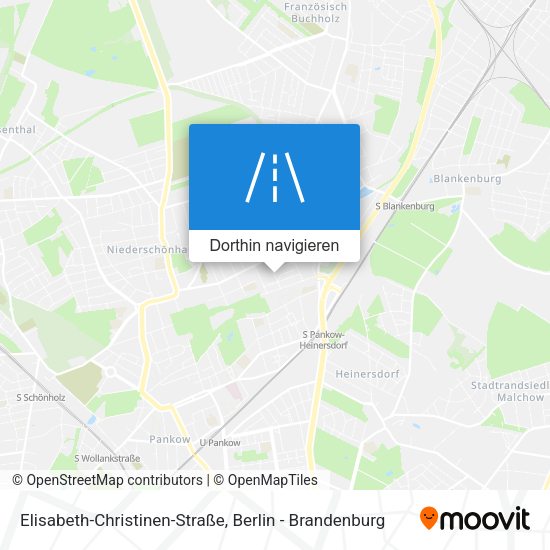 Elisabeth-Christinen-Straße Karte