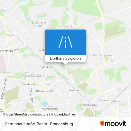 Germanenstraße Karte