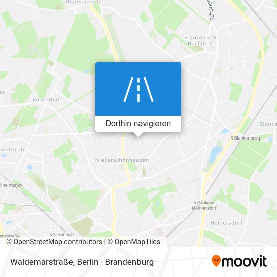 Waldemarstraße Karte