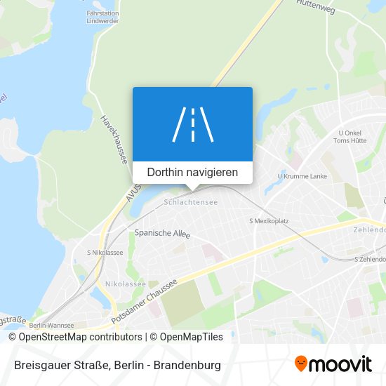 Breisgauer Straße Karte