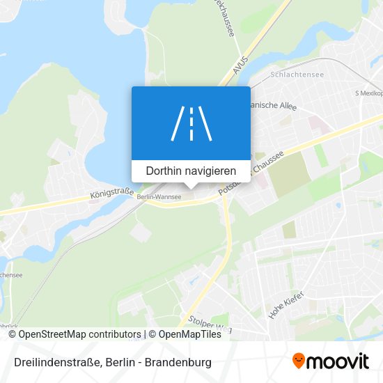 Dreilindenstraße Karte
