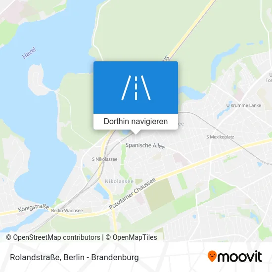 Rolandstraße Karte