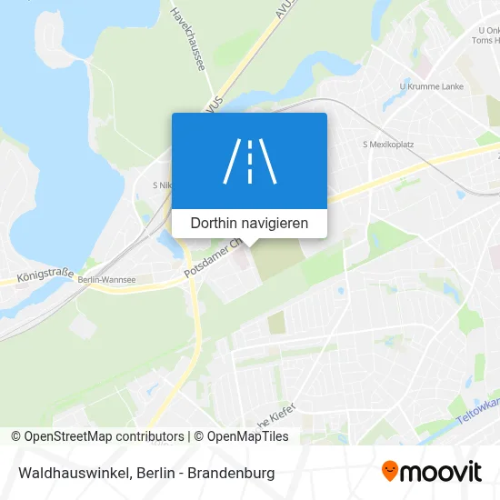 Waldhauswinkel Karte