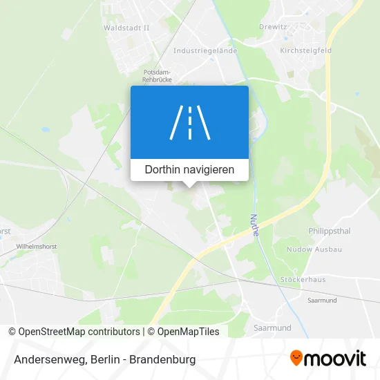 Andersenweg Karte