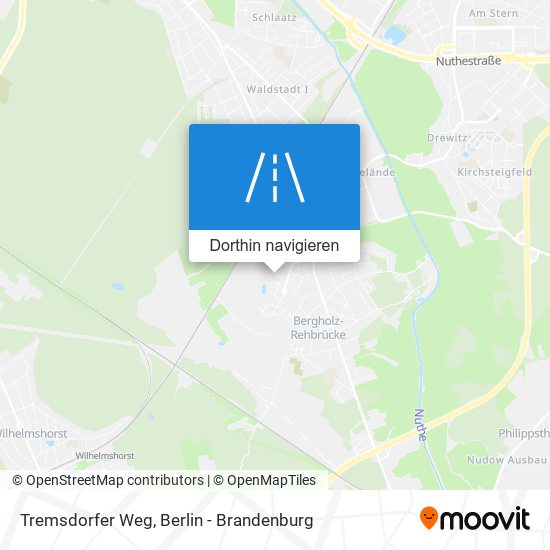 Tremsdorfer Weg Karte