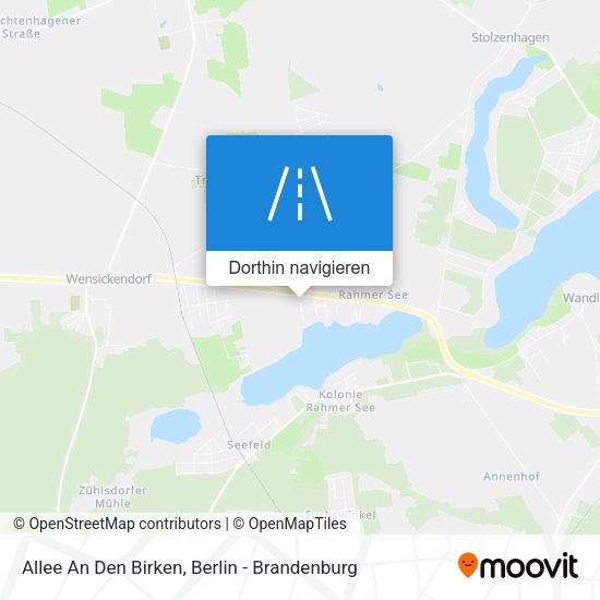 Allee An Den Birken Karte