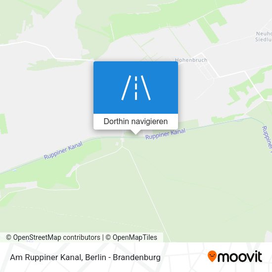 Am Ruppiner Kanal Karte