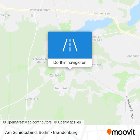 Am Schießstand Karte