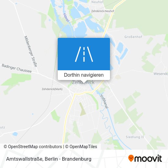 Amtswallstraße Karte