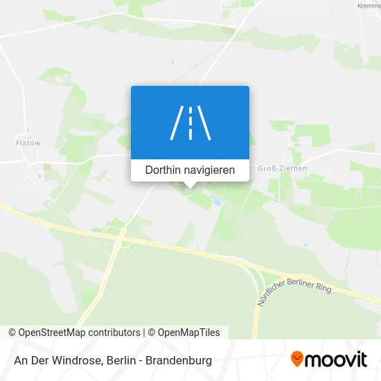 An Der Windrose Karte