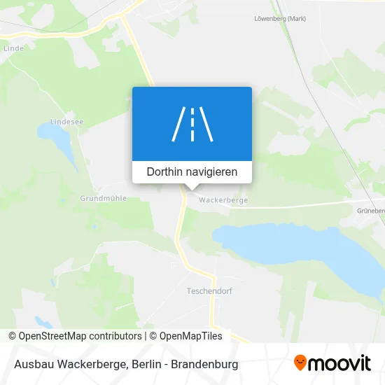 Ausbau Wackerberge Karte