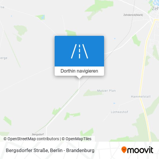 Bergsdorfer Straße Karte