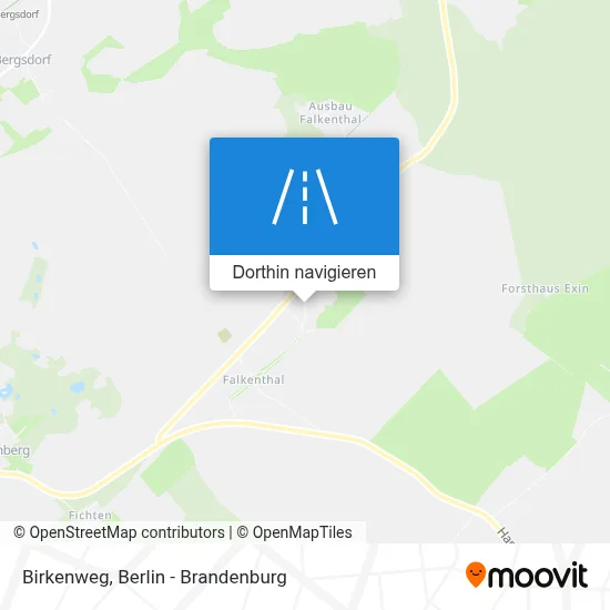 Birkenweg Karte