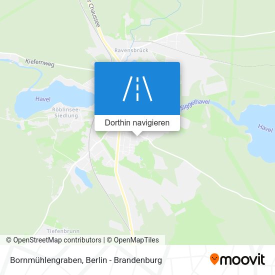 Bornmühlengraben Karte