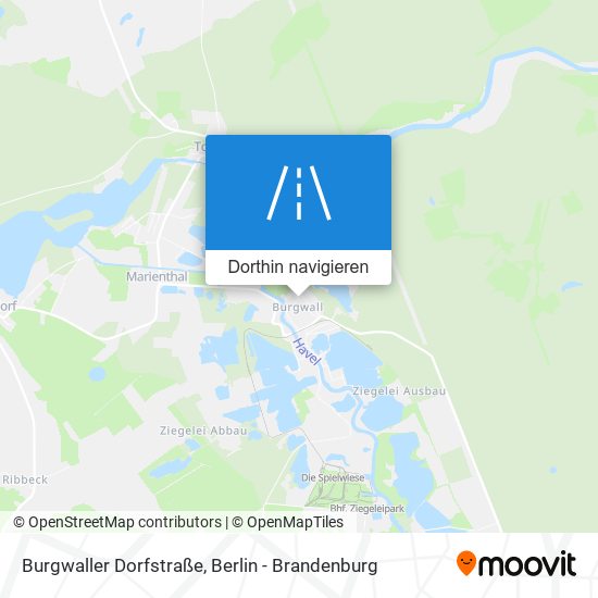 Burgwaller Dorfstraße Karte
