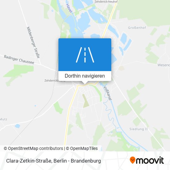 Clara-Zetkin-Straße Karte