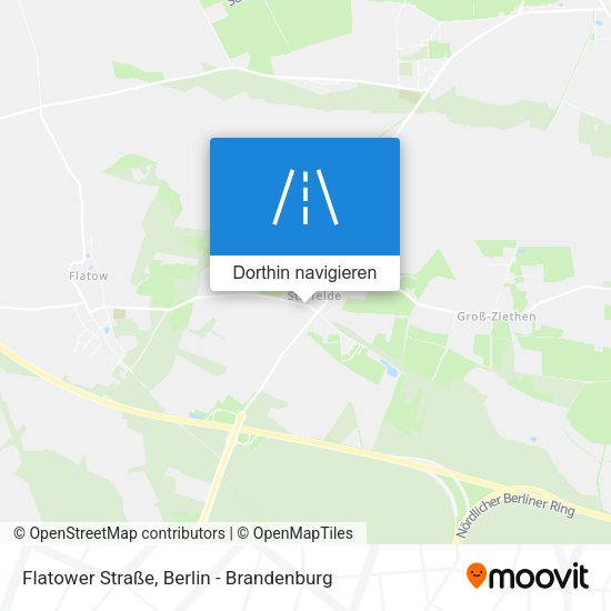 Flatower Straße Karte