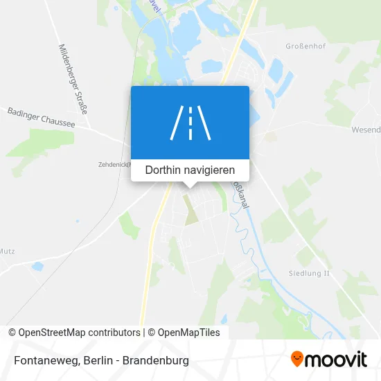 Fontaneweg Karte