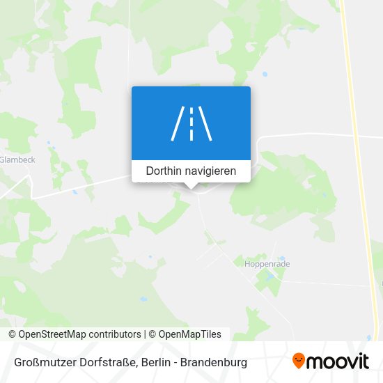 Großmutzer Dorfstraße Karte