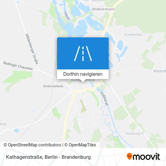 Kathagenstraße Karte