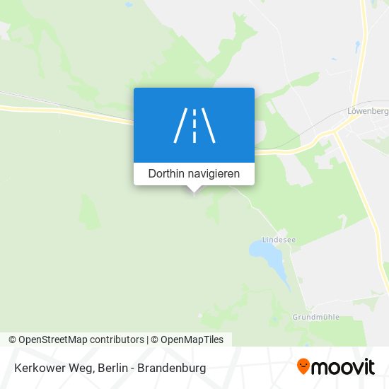 Kerkower Weg Karte