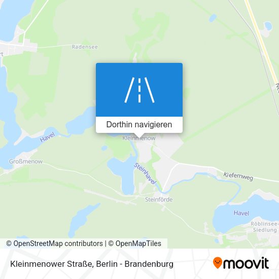 Kleinmenower Straße Karte