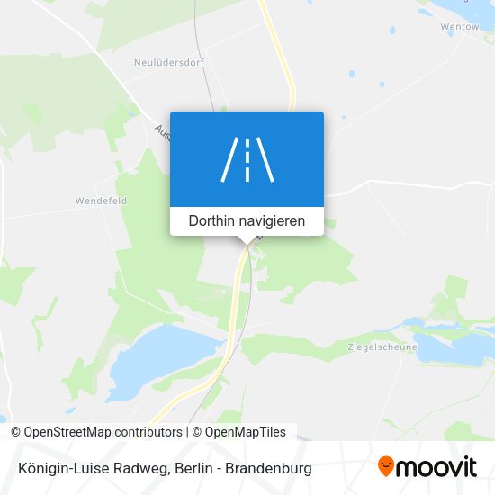 Königin-Luise Radweg Karte