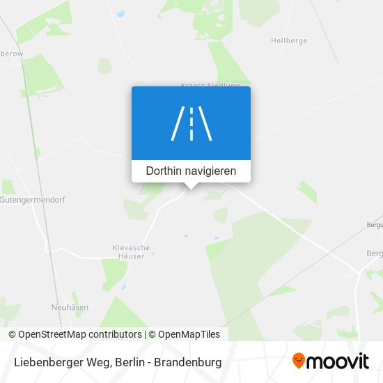 Liebenberger Weg Karte
