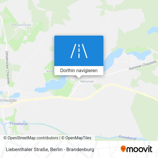 Liebenthaler Straße Karte