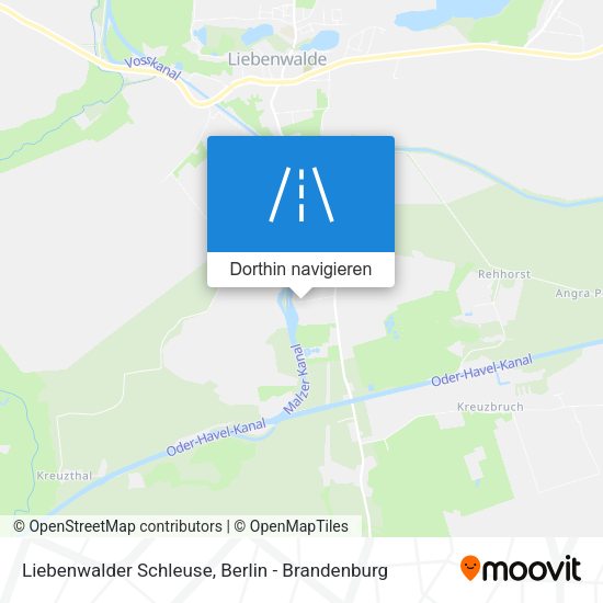 Liebenwalder Schleuse Karte