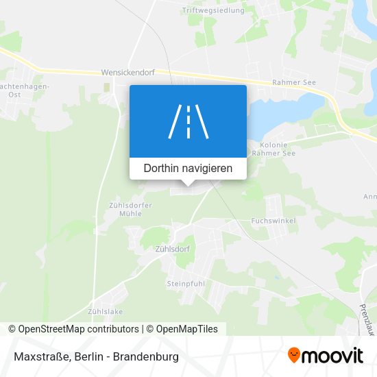 Maxstraße Karte